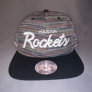 Multi-color Houston Rockets snapback